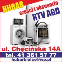 Anonse - HUBAR czci AGD RTV - ,, HUBAR\\'\\' Przedsibiorstwo Handlowo Usugowo Produkcyjne Hubert wito Arkadiusz Bochenek S.C.