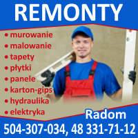 Anonse - remonty malowanie - Zakad Remontowo-Budowlany Witold Skuza