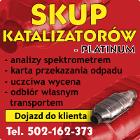 Anonse - Skup katalizatorw, odbir na terenie Lublina. Tel. 502-162-373 - Jacek Lipiski