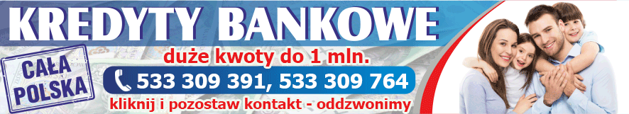 Anonse - KREDYTY CAA POLSKA DO 1.000.000 z  - MONEY CENTER CRF