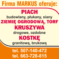 Anonse - FIRMA MARKUS JEDLNIA -LETNISKO  - Firma MARKUS Marek ya