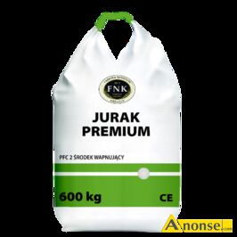 Anonse NAWOZY, wapniowe, Wapno granulowane bez magnezu Jurak Premium to bezpieczny nawz wapniowy o wysokiej zawartoci CaCO3 - 92% (CaO 52%). Jest