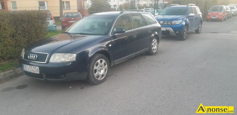 AUDI A6, 2002r., 3.000cm<sup>3</sup>, 220KM , benzyna + gaz sekwencyjny, kombi, 400km, granatowy opis dodatkowy: AUDI A6, 2002r., 3.000cm<sup>3</sup>, 220KM , benzyna + gaz sekwencyjny, kombi, 400km, granatowy opis dodatkowy: