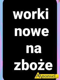 Anonse - ARONIA, Gorczyca.łubin .zboże Wszystko to można wsypać w nowe worki ktore posiadam.worki grube.nie jednorazówki.jak gdzie indziej.kupilem tr Anonse ARONIA, Gorczyca.łubin .zboże Wszystko to można wsypać w nowe worki ktore posiadam.worki grube.nie jednorazówki.jak gdzie indziej.kupilem tr