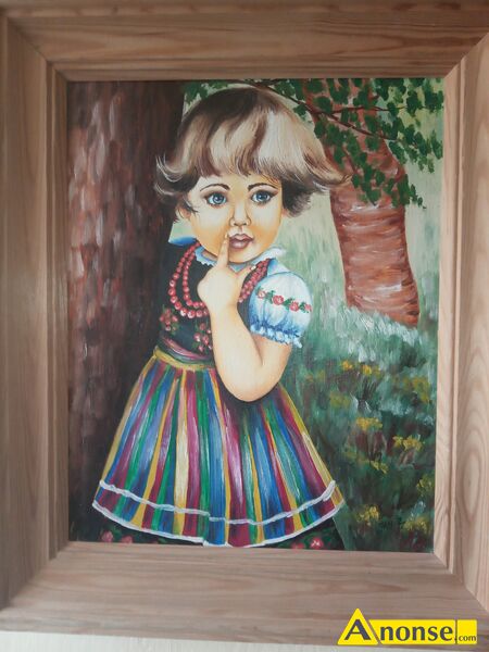 OBRAZ OLEJNY opis dodatkowy: sprzedam obraz olejny na płótnie dziewczynka w sadzie wymiary 32x42 z ram± 43x52 stan przedmiotu transakcji: stan idealny OBRAZ OLEJNY opis dodatkowy: sprzedam obraz olejny na płótnie dziewczynka w sadzie wymiary 32x42 z ram± 43x52 stan przedmiotu transakcji: stan idealny