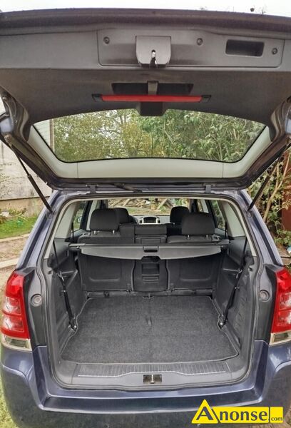 OPEL ZAFIRA, 2008r., 1.796cm<sup>3</sup> , benzyna, van, 231.810km, niebieski, metalik komfort: elektryczne szyby informacje dodatkowe: liczba drzwi 5 drzwi (5D) 5 drzwi (5D) opis dodatkowy: Sprzedam Opla Zafire 2008r, benzyna 1.8, pierwszy właściciel w kraju. Samochód dobrze utrzymany, bezwypadkowy, aktualnie opłaty. Zawieszenie bez najmniejszych luzów, dobrze się prowadzi. Klimatyzacja sprawna, alufelgi, 7- osobowy, tempomat, elektryczne lusterka. stan przedmiotu transakcji: stan bardzo dobry OPEL ZAFIRA, 2008r., 1.796cm<sup>3</sup> , benzyna, van, 231.810km, niebieski, metalik komfort: elektryczne szyby informacje dodatkowe: liczba drzwi 5 drzwi (5D) 5 drzwi (5D) opis dodatkowy: Sprzedam Opla Zafire 2008r, benzyna 1.8, pierwszy właściciel w kraju. Samochód dobrze utrzymany, bezwypadkowy, aktualnie opłaty. Zawieszenie bez najmniejszych luzów, dobrze się prowadzi. Klimatyzacja sprawna, alufelgi, 7- osobowy, tempomat, elektryczne lusterka. stan przedmiotu transakcji: stan bardzo dobry