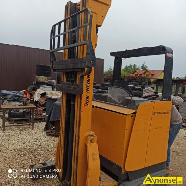 wózek , widłowy, JUNGHEINRICH opis dodatkowy: wysokość pod. 6 m, udźwig 1200 kg, elektryczny stan przedmiotu transakcji: stan dobry wózek , widłowy, JUNGHEINRICH opis dodatkowy: wysokość pod. 6 m, udźwig 1200 kg, elektryczny stan przedmiotu transakcji: stan dobry