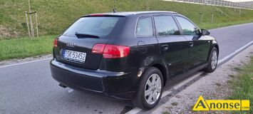 Anonse - AUDI A3, 2006r., 2.000cm<sup>3</sup>, 140KM, diesel, hatchback, 250.000km, czarny, metalik, immobiliser, ABS, ASR, autoalarm, poduszki powietrzne, 8xPP Anonse AUDI A3, 2006r., 2.000cm<sup>3</sup>, 140KM, diesel, hatchback, 250.000km, czarny, metalik, immobiliser, ABS, ASR, autoalarm, poduszki powietrzne, 8xPP