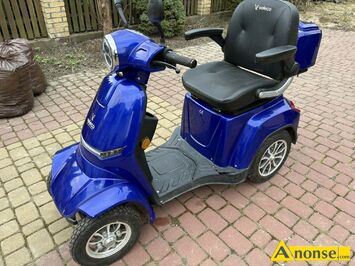 Anonse - Sprzedam, Sprzedam 4 kołowy skuter inwalidzki VELECO GRAVIS BLUE. Jest to nowoczesny, bezpieczny pojazd dla osoby niepełnosprawnej. Kupiony w maju 2 Anonse Sprzedam, Sprzedam 4 kołowy skuter inwalidzki VELECO GRAVIS BLUE. Jest to nowoczesny, bezpieczny pojazd dla osoby niepełnosprawnej. Kupiony w maju 2