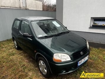 Anonse - SUZUKI IGNIS, 2002r., 1.300cm<sup>3</sup>, benzyna, hatchback, 163.000km, zielony, perła, poduszki powietrzne, 4xPP, Sprzedam bardzo ładny zadbany samo Anonse SUZUKI IGNIS, 2002r., 1.300cm<sup>3</sup>, benzyna, hatchback, 163.000km, zielony, perła, poduszki powietrzne, 4xPP, Sprzedam bardzo ładny zadbany samo