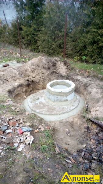 SZAMBA opis dodatkowy: Szamba betonowe KOMPLEKSOWE REALIZACJE. Naprawy.AWARIE.Przeróbki.Modernizacje.Montaże Nowe Zbiorniki Betonowe na Szambo(ATEST)ZBIORNIKI O różnej pojemności od 4<sup>3</sup> do 12<sup>3</sup> Montaże Wszystkich Zbiorników Betonowych Wykonujemy na Zaprawie mrozoodpornej i wodoodpornej .Wykonujemy Transport HDS Zbiornika/Wykop na Zbiornik/Podłączenie Zbiornika do budynku.Wykonujemy Wymianę Starych rur Kanalizacyjnych na Nowe rury PCV w domach i na zewnątrz do Szamba. izolacje Zbiornika Szamba .Uszczelnienia Zbiornika Szamba. Montaże/Wymiana uszkodzonej rury Typ(Szybko Złączka)do Wybierania Nieczystości z Szamba wprost z drogi montowana rura w Ogrodzeniach.Murkach.itp.Montaż dna Betonowego w Zbiornikach na Szambo(używane różne Zbiorniki oraz Nowe).Montaże Nowe Włazy Żeliwne i Ogrodowe.Wykonujemy Solidnie.Fachowo.długoletnie doświadczenie.Szeroki Zakres robót.Warszawa i okolice. Tel.519 429 242
SZAMBA opis dodatkowy: Szamba betonowe KOMPLEKSOWE REALIZACJE. Naprawy.AWARIE.Przeróbki.Modernizacje.Montaże Nowe Zbiorniki Betonowe na Szambo(ATEST)ZBIORNIKI O różnej pojemności od 4<sup>3</sup> do 12<sup>3</sup> Montaże Wszystkich Zbiorników Betonowych Wykonujemy na Zaprawie mrozoodpornej i wodoodpornej .Wykonujemy Transport HDS Zbiornika/Wykop na Zbiornik/Podłączenie Zbiornika do budynku.Wykonujemy Wymianę Starych rur Kanalizacyjnych na Nowe rury PCV w domach i na zewnątrz do Szamba. izolacje Zbiornika Szamba .Uszczelnienia Zbiornika Szamba. Montaże/Wymiana uszkodzonej rury Typ(Szybko Złączka)do Wybierania Nieczystości z Szamba wprost z drogi montowana rura w Ogrodzeniach.Murkach.itp.Montaż dna Betonowego w Zbiornikach na Szambo(używane różne Zbiorniki oraz Nowe).Montaże Nowe Włazy Żeliwne i Ogrodowe.Wykonujemy Solidnie.Fachowo.długoletnie doświadczenie.Szeroki Zakres robót.Warszawa i okolice. Tel.519 429 242