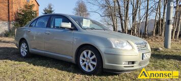 Anonse - TOYOTA AVENSIS, 2005r., 2.000cm<sup>3</sup>, 120KM, diesel, 412km, liczba drzwi: 5 drzwi (5D): 5 drzwi (5D), opony zimowe na alufelgach, stan dobry, c. Anonse TOYOTA AVENSIS, 2005r., 2.000cm<sup>3</sup>, 120KM, diesel, 412km, liczba drzwi: 5 drzwi (5D): 5 drzwi (5D), opony zimowe na alufelgach, stan dobry, c.