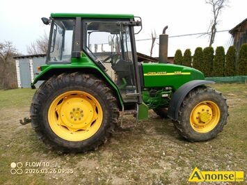 Anonse - CIĄGNIK, rolniczy, JOHN DEERE, garażowany, kpl. obciążników, komfortowa kabina, podnośnik, oryginalny, kpl. zaczepów, kpl. dokumentów, oświe Anonse CIĄGNIK, rolniczy, JOHN DEERE, garażowany, kpl. obciążników, komfortowa kabina, podnośnik, oryginalny, kpl. zaczepów, kpl. dokumentów, oświe