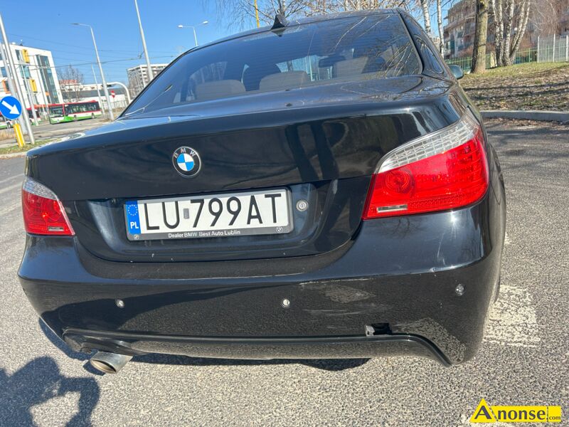 BMW  SERIA 5, 2009r., 1.995cm3, 177KM , diesel, sedan, 296.000km, czarny, metalik,bezpieczestwo: a - image 0 - anonse.com