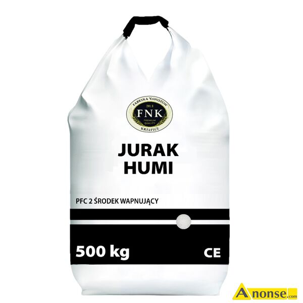 nawozy , wapniowe,opis dodatkowy: Wapno granulowane Jurak Premium Humi to granulowany wysoko reakty - image 0 - anonse.com