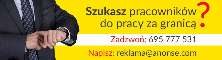 Anonse - Szukasz pracownika dla Swojej Firmy zadzwo 695-777-531
Portal Anonse.c - Portal Anonse.com Walentyna Wienska