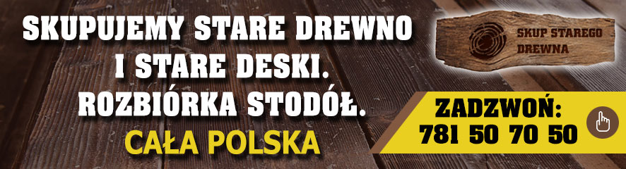 Anonse - skup starego drewna rozbirka stod  - ANTIK-HOLZ CHARAZISKI SPӣKA Z.O.O