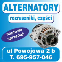 Anonse - Rozruszniki, Alternatory, Naprawa, Wymiana, Sprzeda czci, Samochody  - MASIERAK SERWIS ROBERT MASIERAK