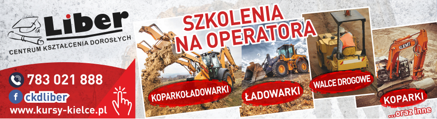 Anonse - szkolenia  operator koparko adowarki  - Centrum Ksztacenia Dorosych Liber   
