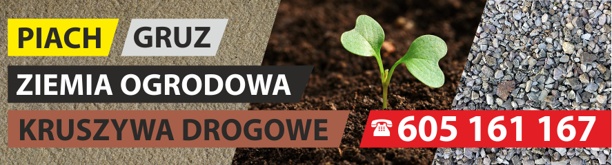 Anonse - Gruz ziemia ogrodowa szlaka kruszywa drogowe Radom  -  Firma Usugowa Handlowa Gogua Jzef