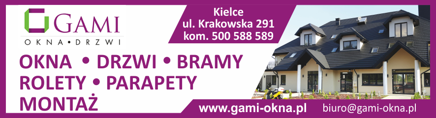 Anonse - Okna gami Kielce najlepsza cena  - Przedsibiorstwo Usugowo-Handlowe GAMI Mirosawa Gaecka 