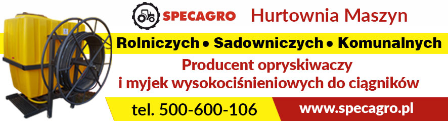 Anonse - hurtownia maszyn rolniczych, sadowniczych, komunalnych, rolniczych - AGRICOLA-FINANCE KATARZYNA SZATAN
