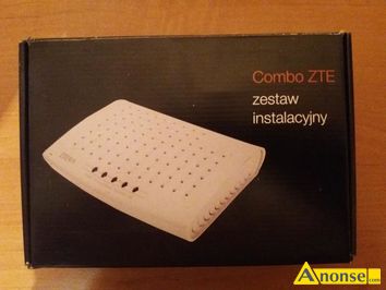 Anonse PROGRAM, INTERNET, Combo ZTE ZXDSL 831 AII, Sprzedam zestaw instalacyjny tzw.modem firmy Combo ZTE ZXDSL 831 AII dedykowany dla Neostrady.W