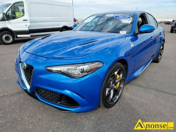 Anonse ALFA ROMEO GIULIA, 2018r., 2.900cm<sup>3</sup>, 505KM, benzyna, sedan, 46.200km, srebrny, 116, c.45.900USD do uzg.. KATOWICE , acbanton201