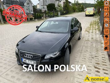Anonse AUDI A4, 2011r., 2.000cm<sup>3</sup>, 211KM, benzyna, sedan, 270.000km, czarny, pera, abs, kontrola trakcji (asr), regulacja wysokosci fotela, dzielon