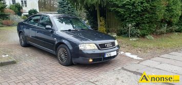Anonse AUDI A6, 2000r., 2.500cm<sup>3</sup>, 150KM, diesel, sedan, 382.519km, czarny, metalik, abs, regulacja wysokosci fotela, dzielona tylna kanapa, autoala