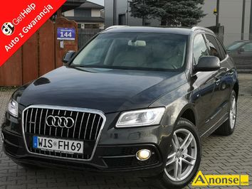 Anonse AUDI Q5, 2013r., 1.998cm<sup>3</sup>, 170KM, diesel, 172.000km, grafitowy, metalik, abs, kontrola trakcji (asr), regulacja wysokosci fotela, kierownica