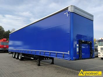Anonse PRZYCZEPA, KOGEL, abs, rozsuwany dach, tylne drzwi, c.109.000z. WIDEKI