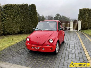 Anonse AIXAM City, 2003r., 505cm<sup>3</sup>, 5KM, diesel, hatchback, 45.000km, czerwony, felgi aluminiowe, 107, c.9.500z do uzg.. BLIYN , auto