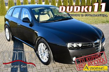 Anonse ALFA ROMEO 159, 2010r., 2.000cm<sup>3</sup>, 170KM, diesel, 245.000km, czarny, metalik, abs, kontrola trakcji (asr), regulacja wysokosci fotela, dzielo