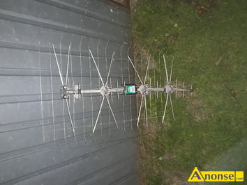 Anonse ANTENY, POLSAT, antena satelitarna 60cm +uchwyt i konwerter (do odbioru polsatu cyfrowego) oraz antena siatkowa z zasilaczem do odbioru tv n
