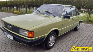 Anonse AUDI 80, 1980r., 1.264cm<sup>3</sup>, 55KM, benzyna, sedan, 153.000km, zielony, wspomaganie kierownicy, 79, c.20.900z. BACHOWICE