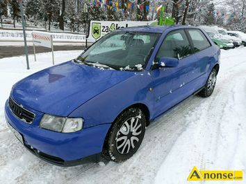 Anonse AUDI A3, 1997r., 1.900cm<sup>3</sup>, 90KM, diesel, hatchback, 400.000km, niebieski, 88, c.3.300z do uzg.. KODZKO