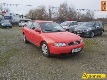 Anonse AUDI A3, 2000r., 1.598cm<sup>3</sup>, 101KM, benzyna, hatchback, 261.000km, czerwony, metalik, abs, regulacja wysokosci fotela, centralny zamek, elektr