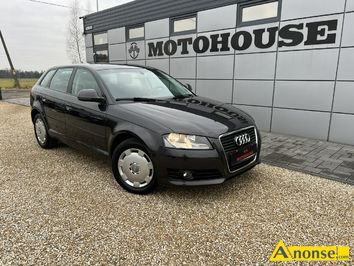 Anonse AUDI A3, 2009r., 1.600cm<sup>3</sup>, 102KM, benzyna, hatchback, 198.000km, grafitowy, metalik, abs, dzielona tylna kanapa, kierownica wielofunkcyjna,
