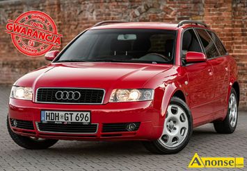 Anonse AUDI A4, 2003r., 2.000cm<sup>3</sup>, 130KM, benzyna, hatchback, 270.000km, czerwony, metalik, 132, c.13.700z do uzg.. ZWOLE , cargo.tra