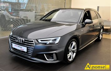Anonse AUDI A4, 2018r., 1.984cm<sup>3</sup>, 190KM, benzyna, 26.500km, grafitowy, metalik, abs, kontrola trakcji (asr), regulacja wysokosci fotela, dzielona t