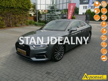 Anonse AUDI A5, 2018r., 1.968cm<sup>3</sup>, 190KM, diesel, coupe, 73.677km, grafitowy, pera, abs, kontrola trakcji (asr), regulacja wysokosci fotela, dzielo