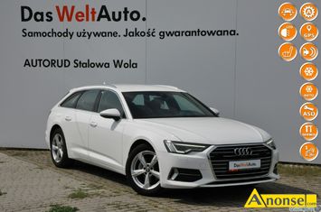 Anonse AUDI A6, 2019r., 1.968cm<sup>3</sup>, 204KM, diesel, hatchback, 100.657km, biay, metalik, abs, kontrola trakcji (asr), regulacja wysokosci fotela, dzi