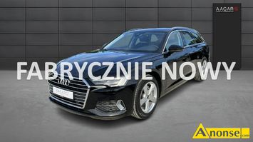 Anonse AUDI A6, 2021r., 1.968cm<sup>3</sup>, 163KM, diesel, 43km, czarny, metalik, abs, kontrola trakcji (asr), regulacja wysokosci fotela, dzielona tylna kan