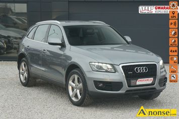 Anonse AUDI Q5, 2010r., 2.967cm<sup>3</sup>, 240KM, diesel, 194.000km, srebrny, metalik, abs, kontrola trakcji (asr), regulacja wysokosci fotela, dzielona tyl