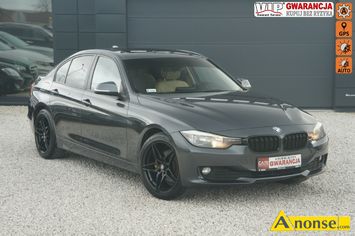 Anonse BMW 320, 2014r., 1.997cm<sup>3</sup>, 184KM, benzyna, sedan, 255.497km, metalik, abs, kontrola trakcji (asr), regulacja wysokosci fotela, dzielona tyln
