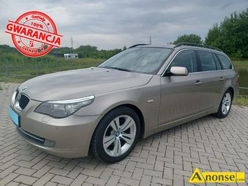 Anonse BMW 520, 2007r., 2.000cm<sup>3</sup>, 163KM, diesel, 203.000km, beowy, pera, abs, kontrola trakcji (asr), dzielona tylna kanapa, kierownica wielofunk