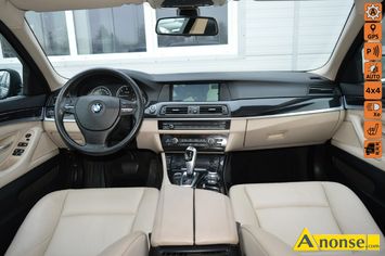 Anonse BMW 525, 2012r., 1.995cm<sup>3</sup>, 211KM, diesel, 198.000km, granatowy, metalik, abs, kontrola trakcji (asr), regulacja wysokosci fotela, dzielona t