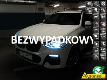 Anonse BMW X3, 2019r., 1.998cm<sup>3</sup>, 184KM, benzyna, 27.000km, biay, metalik, abs, kontrola trakcji (asr), regulacja wysokosci fotela, dzielona tylna