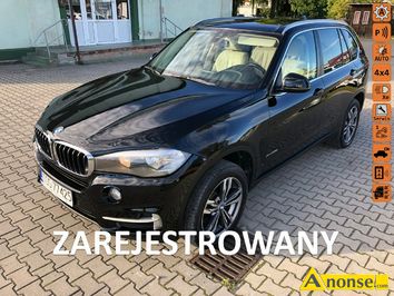 Anonse BMW X5, 2014r., 2.000cm<sup>3</sup>, 218KM, diesel, 208.000km, czarny, metalik, abs, kontrola trakcji (asr), regulacja wysokosci fotela, kierownica wie
